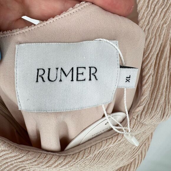 Revolve Rumer Rosa Maxi‎ Dress Nude XL - Picture 11 of 14